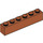 LEGO Dunkelorange Backstein 1 x 6 (3009)