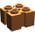 LEGO Orange sombre Brique 2 x 2 avec Slots et Axlehole (39683 / 90258)