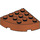 LEGO Dark Orange Brick 4 x 4 Round Corner (2577)