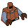 LEGO Dark Orange Captain Panaka Torso (973 / 76382)