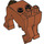 LEGO Orange sombre Centaur Jambes avec Dark Tan Queue (67638)