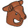 LEGO Dark Orange Cow Costume Head Cover (75488)