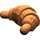 LEGO Dark Orange Croissant with Flat Ends (3346 / 67338)