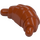 LEGO Tmavě oranžová Croissant se zaoblenými konci (33125)