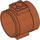 LEGO Orange sombre Cylindre Tube Droit (49736)