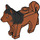 LEGO Dunkelorange Hund - German Shepherd (53284 / 69365)