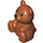 LEGO Dark Orange Duplo Bear - Sitting (66020 / 67319)