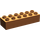 LEGO Orange sombre Duplo Brique 2 x 6 (2300)