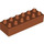 LEGO Orange sombre Duplo Brique 2 x 6 (2300)