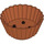 LEGO Dark Orange Duplo Cupcake Liner 4 x 4 x 1.5 (18805 / 98215)