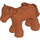 LEGO Dark Orange Duplo Foal (26390 / 75723)