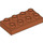 LEGO Orange sombre Duplo assiette 2 x 4 (4538 / 40666)