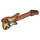 LEGO Dark Orange Electric Guitar with Tan Section (11640 / 99343)