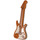 LEGO Orange sombre Electric Guitar avec Tan Section (11640 / 99343)