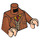 LEGO Donkeroranje Fred en George Weasley Torso (973 / 76382)