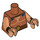 LEGO Dark Orange Hercules Minifig Torso (973 / 88585)