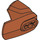 LEGO Orange sombre Hero Factory Armor avec Douille à rotule Taille 4 (14533 / 90640)