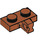 LEGO Orange sombre Charnière assiette 1 x 2 avec Verticale Verrouillage Stub avec rainure inférieure (44567 / 49716)