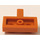LEGO Dark Orange Hinge Plate 1 x 2 with Vertical Locking Stub without Bottom Groove (44567)