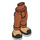 LEGO Dark Orange Hip with Short Trousers with Black Slippers