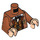 LEGO Dark Orange Horace Slughorn with Orange Jacket Minifig Torso (973 / 76382)