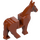 LEGO Dark Orange horse with moveable legs (10509)