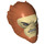 LEGO Dark Orange Hylobon Enforcer Minifigure Head (39419)