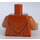 LEGO Dark Orange Ithorian Jedi Master Minifig Torso (973 / 76382)