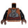 LEGO Dark Orange Lando Calrissian - Skiff Guard Outfit Torso (76382)