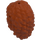 LEGO Dark Orange Long Curly Hair (18641 / 93352)