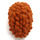 LEGO Dark Orange Long Curly Hair (18641 / 93352)