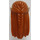 LEGO Dark Orange Long Straight Hair with Light Flesh Ears (11793 / 13329)