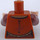 LEGO Mørk orange Madam Rosmerta Minifig Torso (973 / 76382)