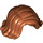 LEGO Dunkelorange Mittlere Länge Haar mit Parting und Curled Oben at Ends (20877)
