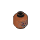 LEGO Dark Orange Minifig Head (Recessed Solid Stud) (3626)