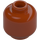 LEGO Dark Orange Minifigure Head (Recessed Solid Stud) (3274 / 3626)