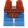 LEGO Mörk Orange Minifigur Medium Ben med Brun Robes (37364 / 102436)