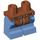LEGO Dunkelorange Minifigure Medium Beine mit Brown Robes (37364 / 102436)