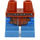 LEGO Dunkelorange Minifigure Medium Beine mit Brown Robes (37364 / 102436)