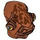 LEGO Dark Orange Mon Calamari Head