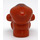 LEGO Темно-помаранчевий Mon Calamari Голова з Reddish Коричневий Skin Texture  (12001 / 86585)