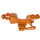 LEGO Orange sombre Motor Cycle Fairing (65521)