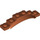 LEGO Dark Orange Mudguard Plate 1 x 6 with Edge (4925 / 62361)