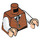 LEGO Dunkelorange Newt Scamander Minifig Torso (973 / 76382)