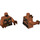 LEGO Mörk Orange Okoye med Mörk Orange Topp Minifigur Kropp (973 / 76382)