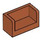 LEGO Mörk Orange Panel 1 x 2 x 1 med stängd Hörn (23969 / 35391)