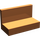 LEGO Donkeroranje Paneel 1 x 2 x 1 met vierkante hoeken (4865 / 30010)
