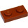 LEGO Donkeroranje Plaat 1 x 2 (3023 / 28653)