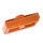 LEGO Mørk orange Plade 1 x 2 med 1 Stud (med riller) (3794 / 15573)