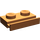 LEGO Dark Orange Plate 1 x 2 with Door Rail (32028)